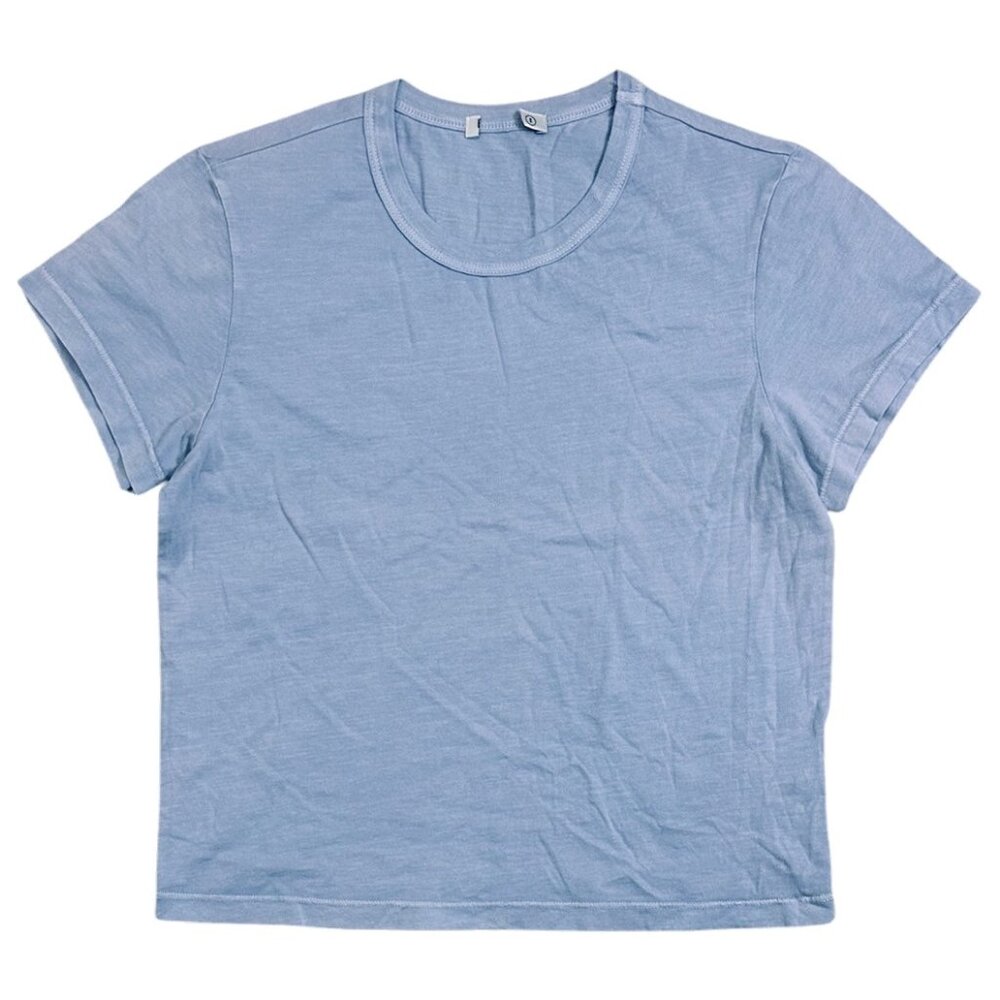 Buck Mason Women's Pima Supima Cotton Boxy Crewneck Made in USA Tee T-Shirt